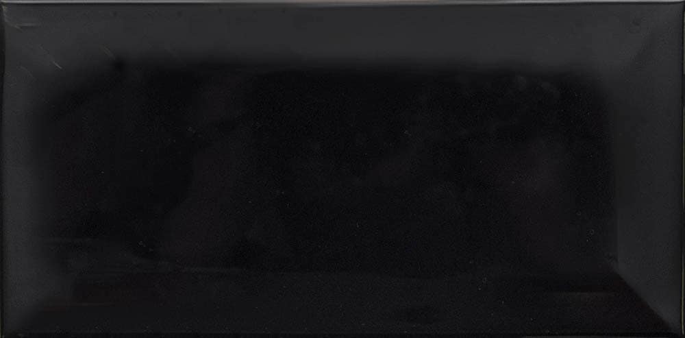 Decor and Wall tiles 3 Metro and subway tiles gloss black UC Tiles