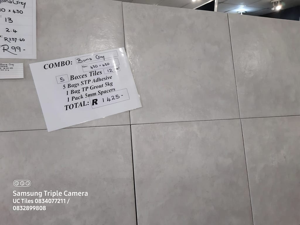 All tiles on Sale floor and wall tiles 31 Boma grey combo deal tiles 1