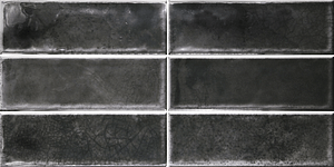 Decor and Wall tiles 128 Antique Black ART-ANT-Black Johnson Tiles