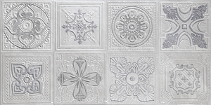 Decor and Wall tiles 124 Azulejo White and Grey ART PD56001 HL1