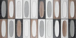 Decor and Wall tiles 139 Graphico Brown ART-10278-HL1 Johnson Tiles