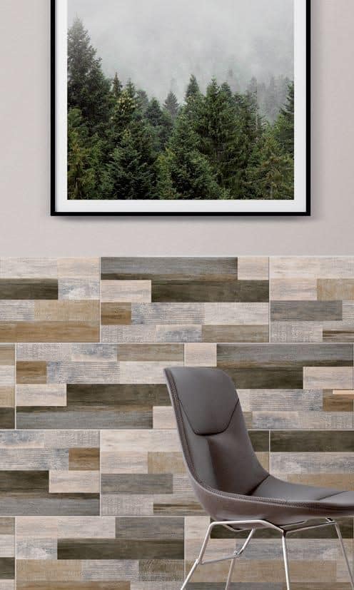 Ceramic Tiles 6 Johnson's Tiles NC658 Ceramic wood cladding look tile